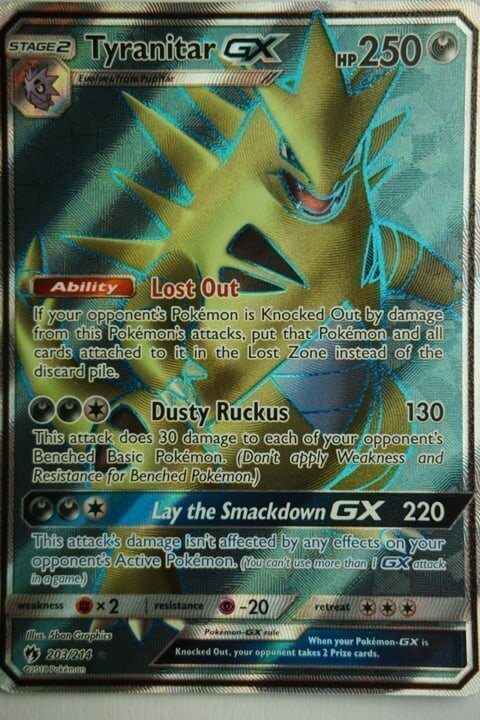 Tyranitar GX (203/214) [Sun & Moon: Lost Thunder] main image 1