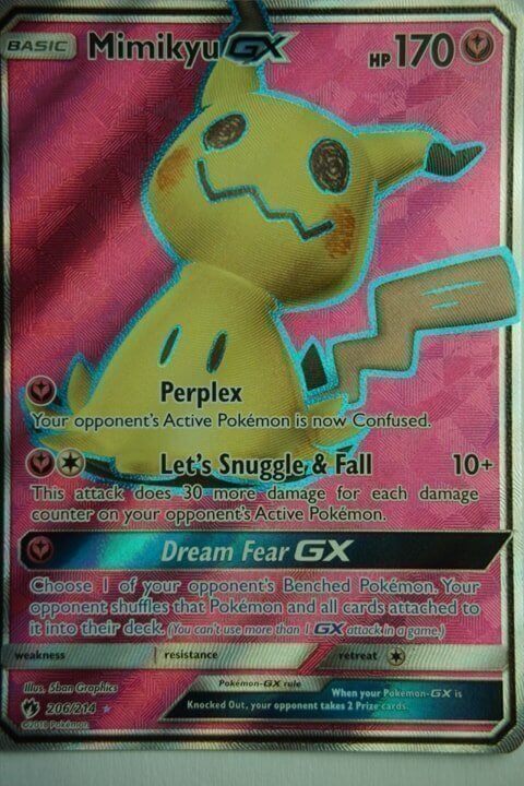 Mimikyu GX 206/214 Full Art - Pocket Monster