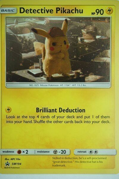 Detective Pikachu SM194 Holo Rare
