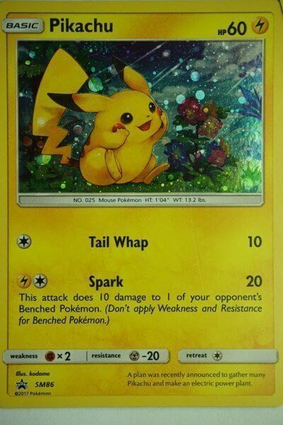 Pikachu SM86 Holo Rare (Shining Legends Collector's Chest)