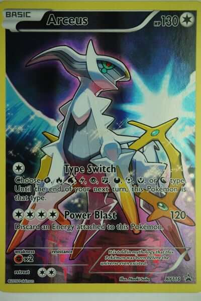 Arceus XY116 Holo Rare