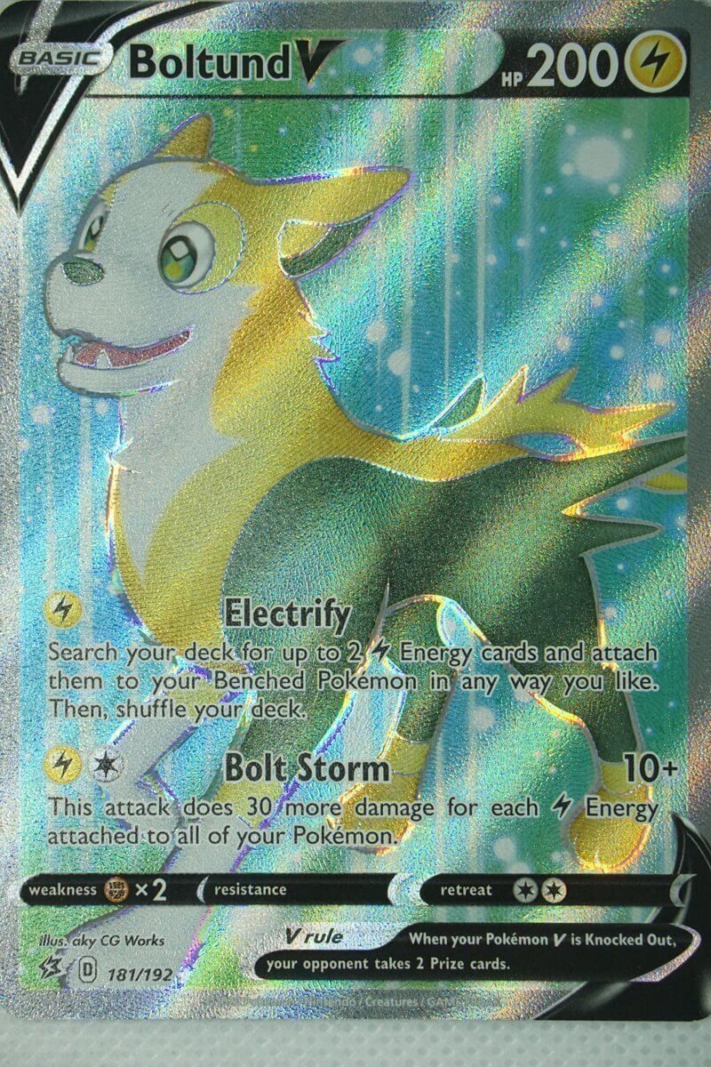 Boltund V 181/192 Full Art - Pocket Monster