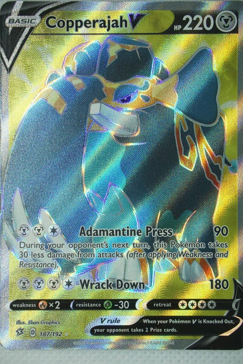 copperajah v pokemon card value Amazon.com: Copperajah V 187/192 - Full Art - Ultra Rare