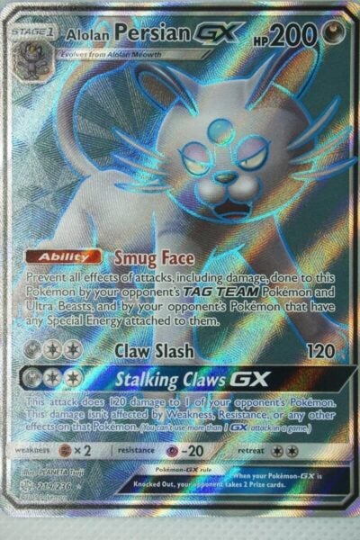 Alolan persisk gx 219/236 Full konst