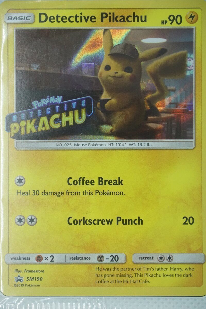 Detective Pikachu SM190 Movie Promo Stemplet