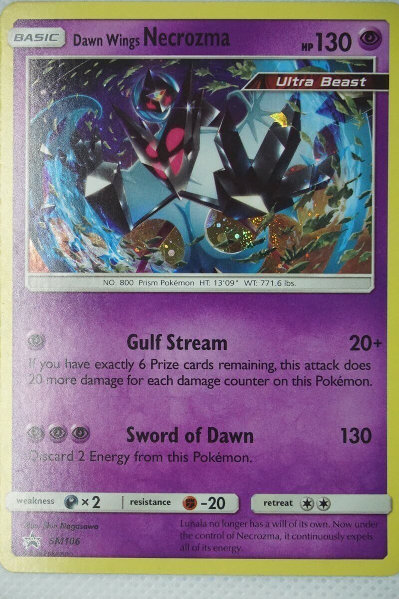 Dawn Wings Necrozma SM106 Holo Promo