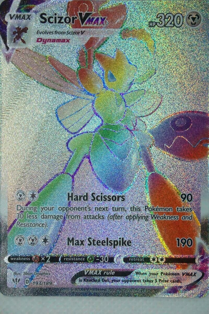 Scizor VMAX 193/189 Hyper Rare - Pocket Monster