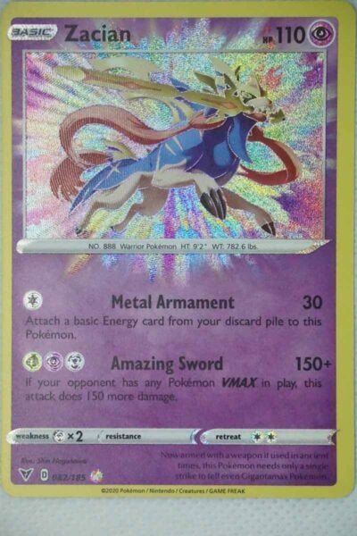 Zacian 082/185 Amazing Rare