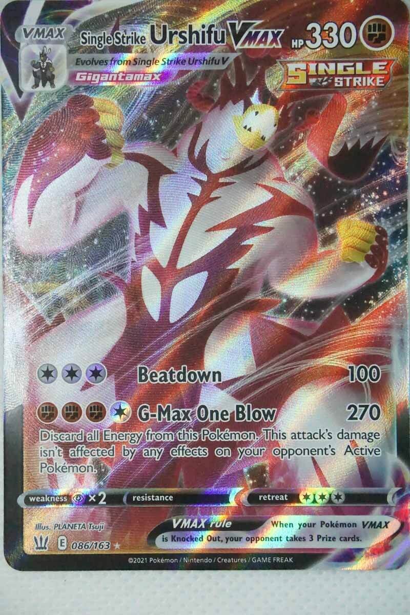 Singel strike Urshifu VMAX 086/163