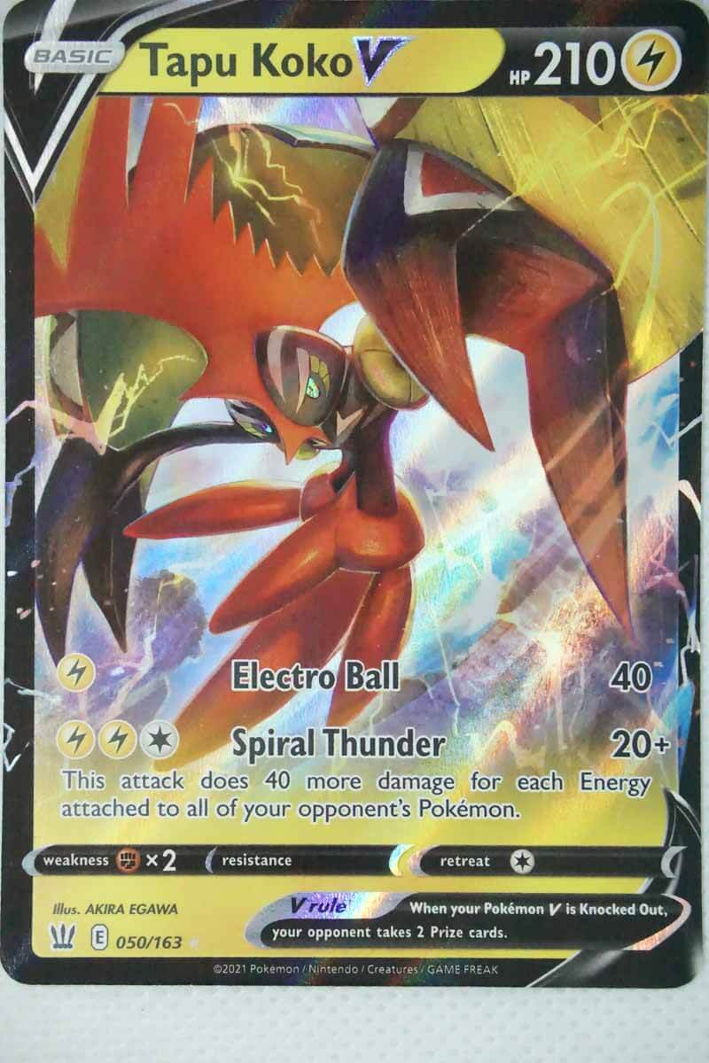 Tapu Koko V 050/163 - Pocket Monster