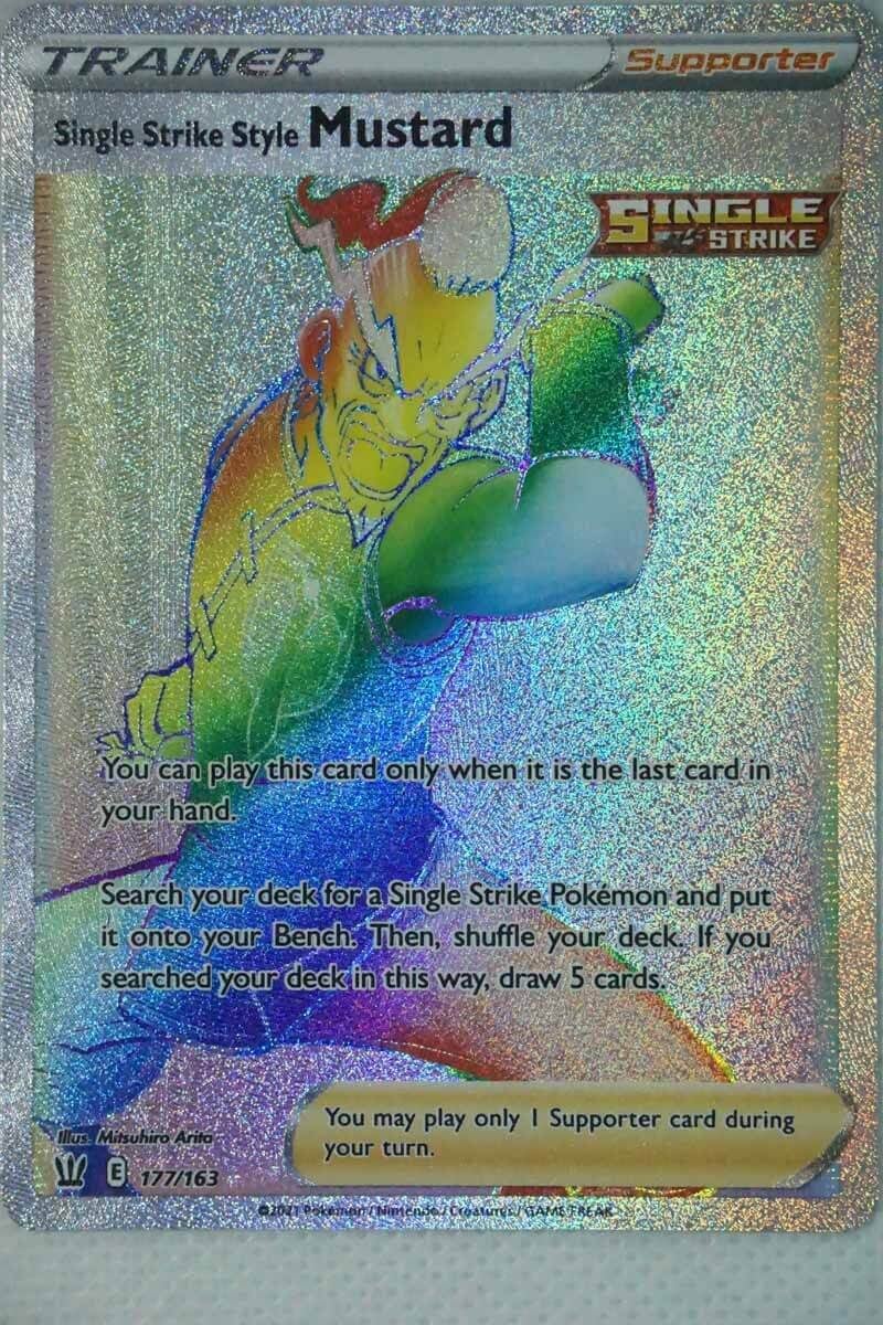 Single Strike Style Mustard 177/163 Hyper Rare