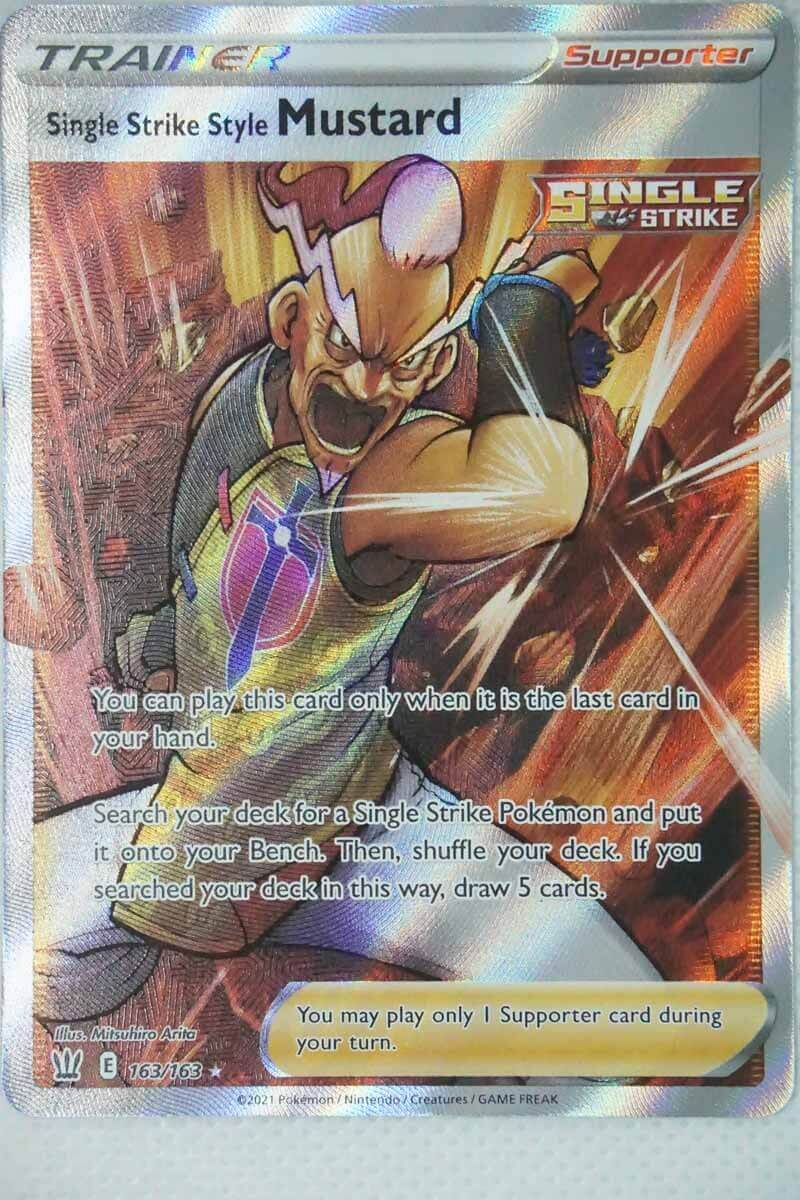 Single Strike Style Mustard 163/163 Full Art