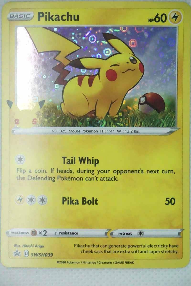 Pikachu SWSH039 Holo Promo