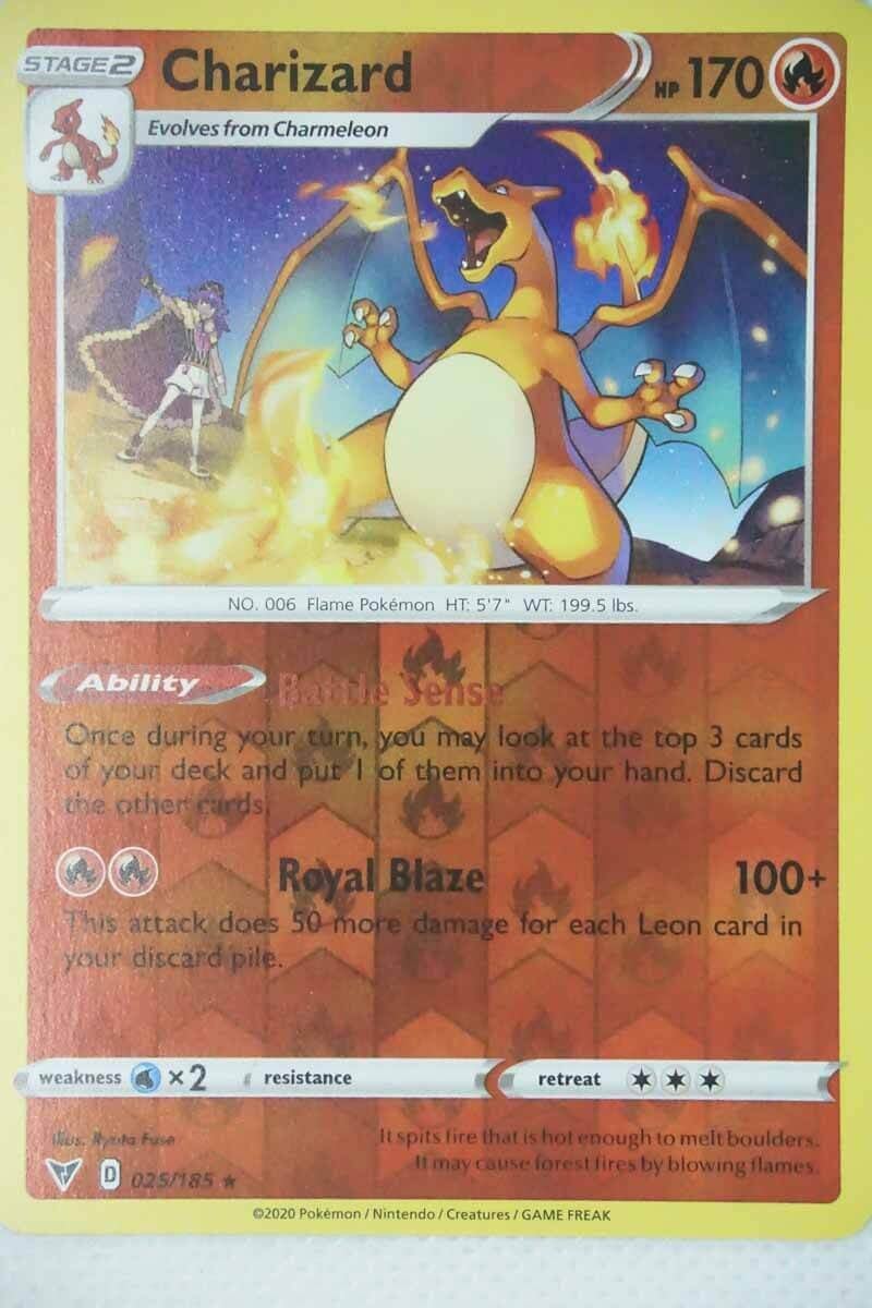 Charizard 025/185 Rare Reverse Holo