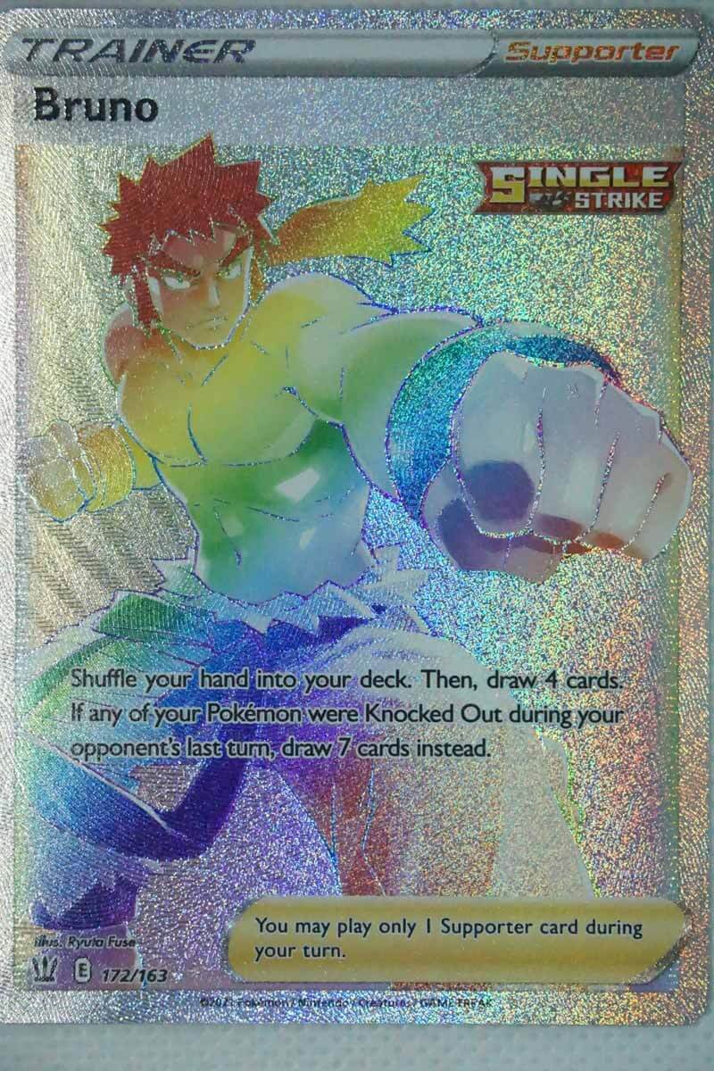 Bruno 172/163 Hyper Rare - Pocket Monster