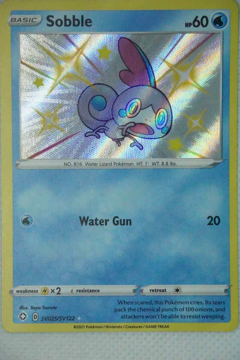 Sobble SV25/SV122 Shiny Rare - Pocket Monster Sobble SV25/SV122 Shiny Rare - Pocket Monster