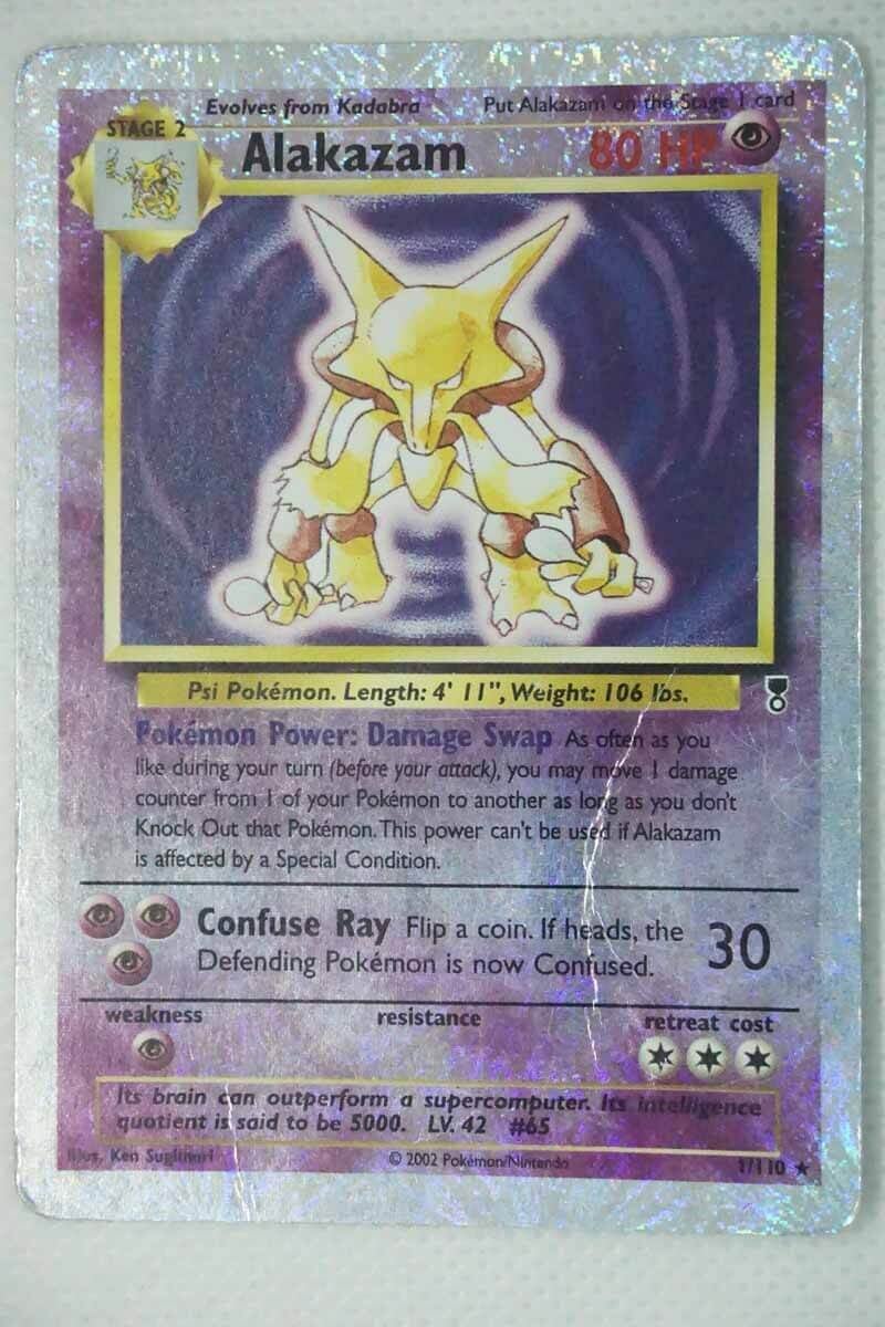 Alakazam 1/110 Special Holo Edition Brugt - Pocket Monster