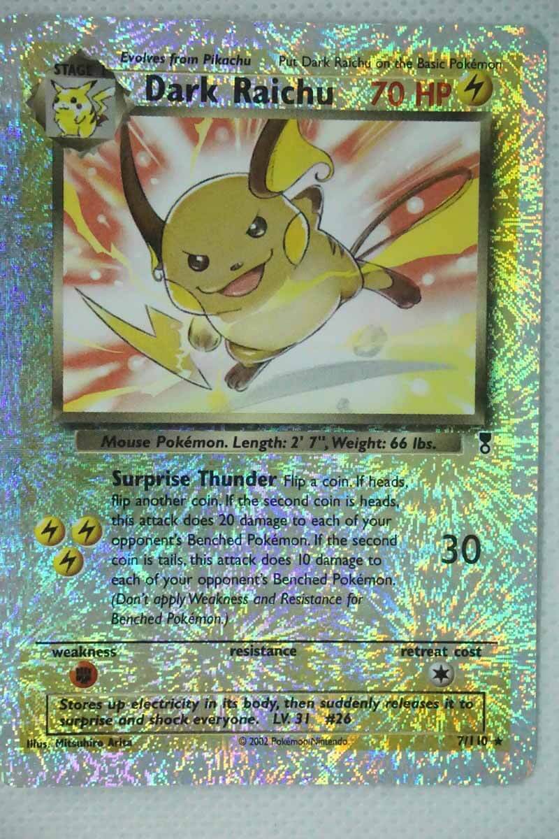 Dark Raichu 7/110 Special Holo Edition - Pocket Monster