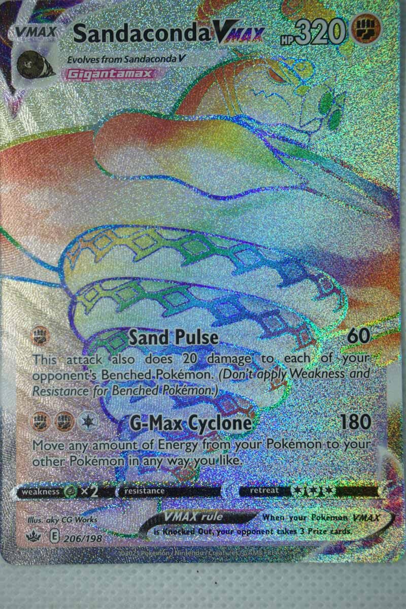 Sandaconda VMAX 206/198 Hyper Rare - Pocket Monster