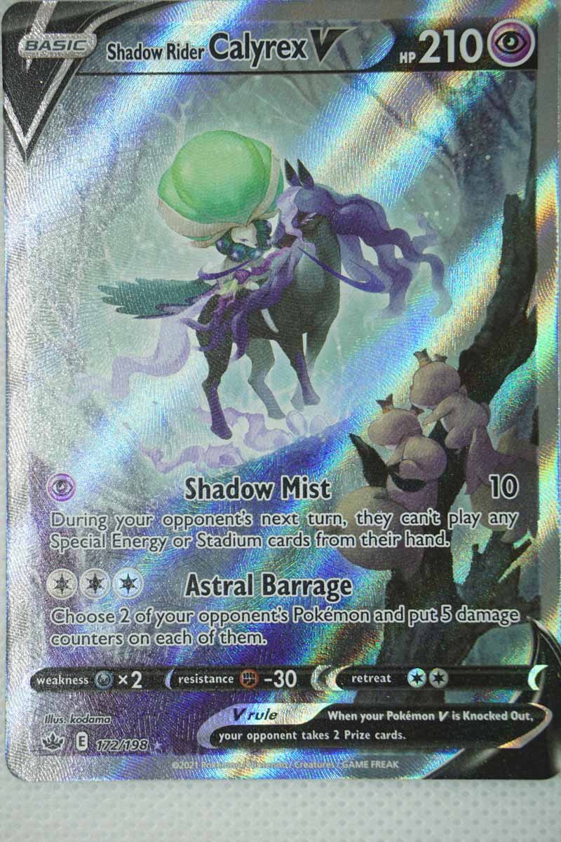 Shadow Rider Calyrex V 172/198 Full Art - Pocket Monster