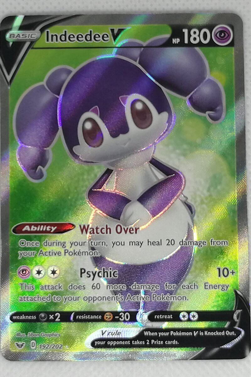 Indeedee V 192/202 Full Art - Pocket Monster