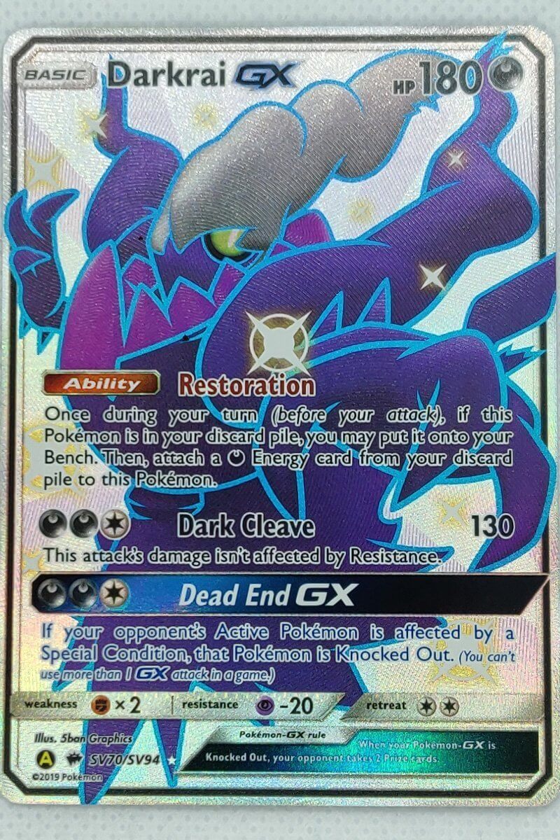 shiny darkrai pokemon card - Sun & Moon - Burning Shadows - Darkrai-GX [1DD] Dead End GX I recently got shiny Darkrai