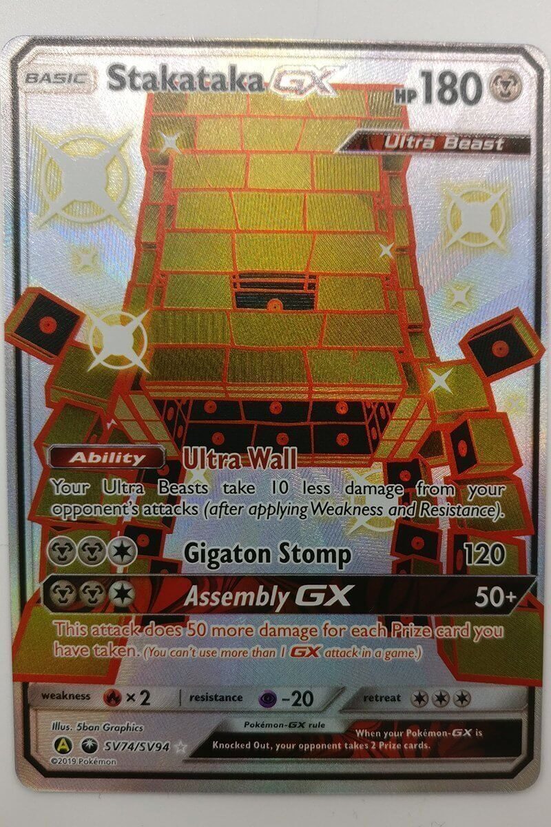 stakataka pokemon card Stakataka SM209 PSA 10 Gem Mint Graded Pokemon Card — Titan Cards Ltd main image 0