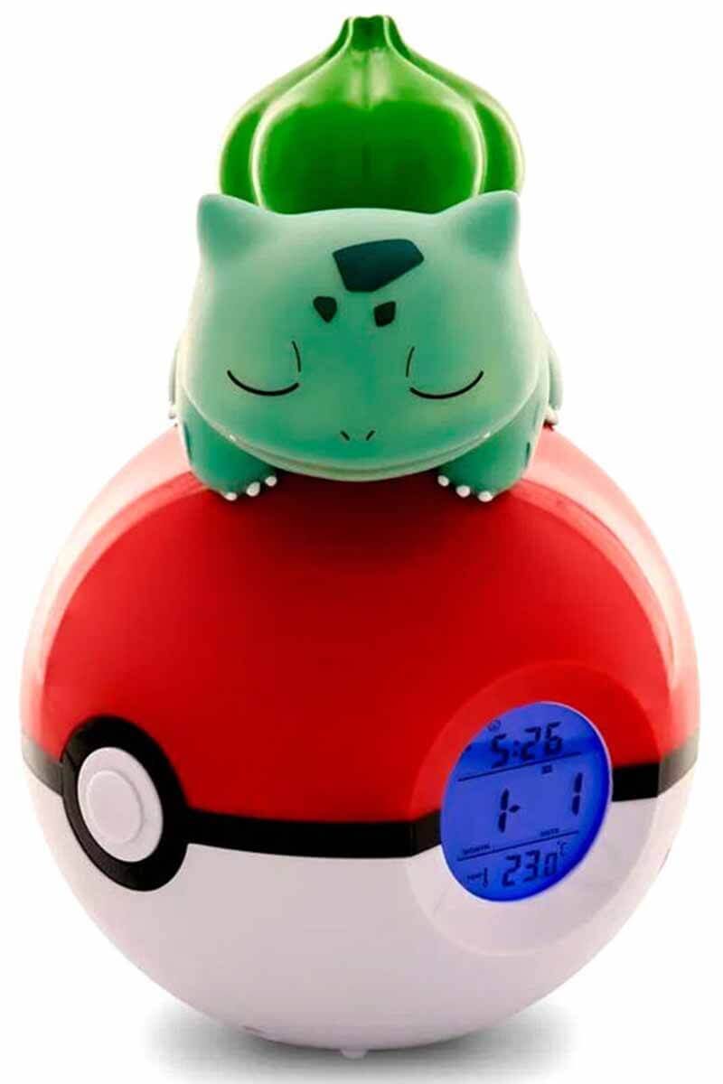 Bulbasaur väckarklocka och lampa