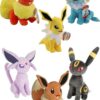 Eevee Bamse med 5 udviklinger