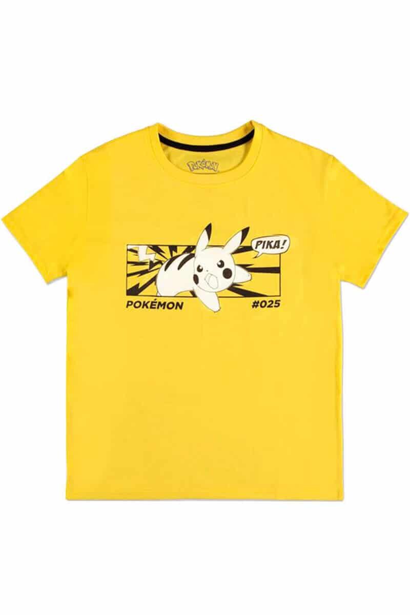 Gul Pikachu i Angreb T Shirt Small