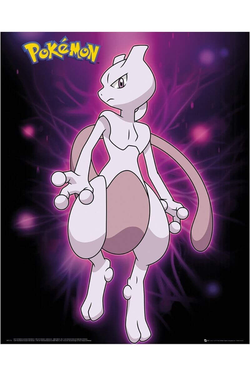Pokémon Mewtwo plakat