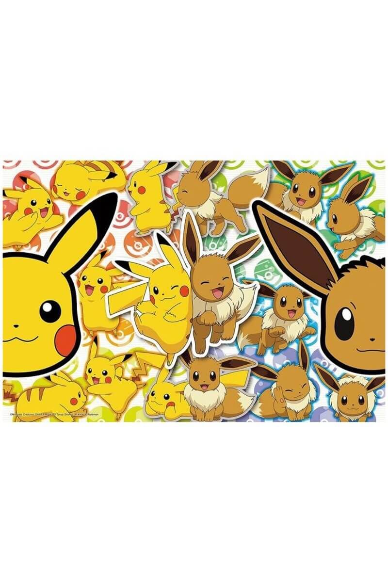Eevee & Pikachu Puslespil