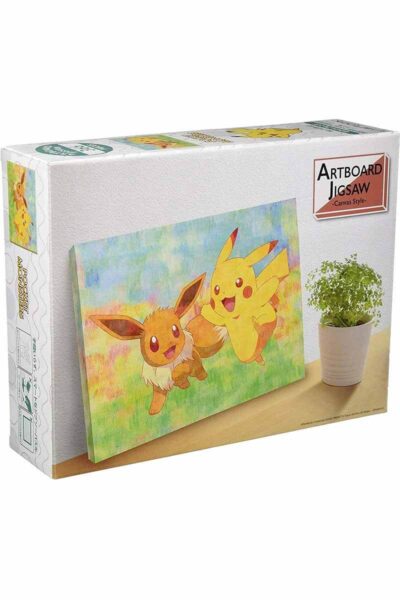 Kunstnerisk Eevee & Pikachu Puslespil