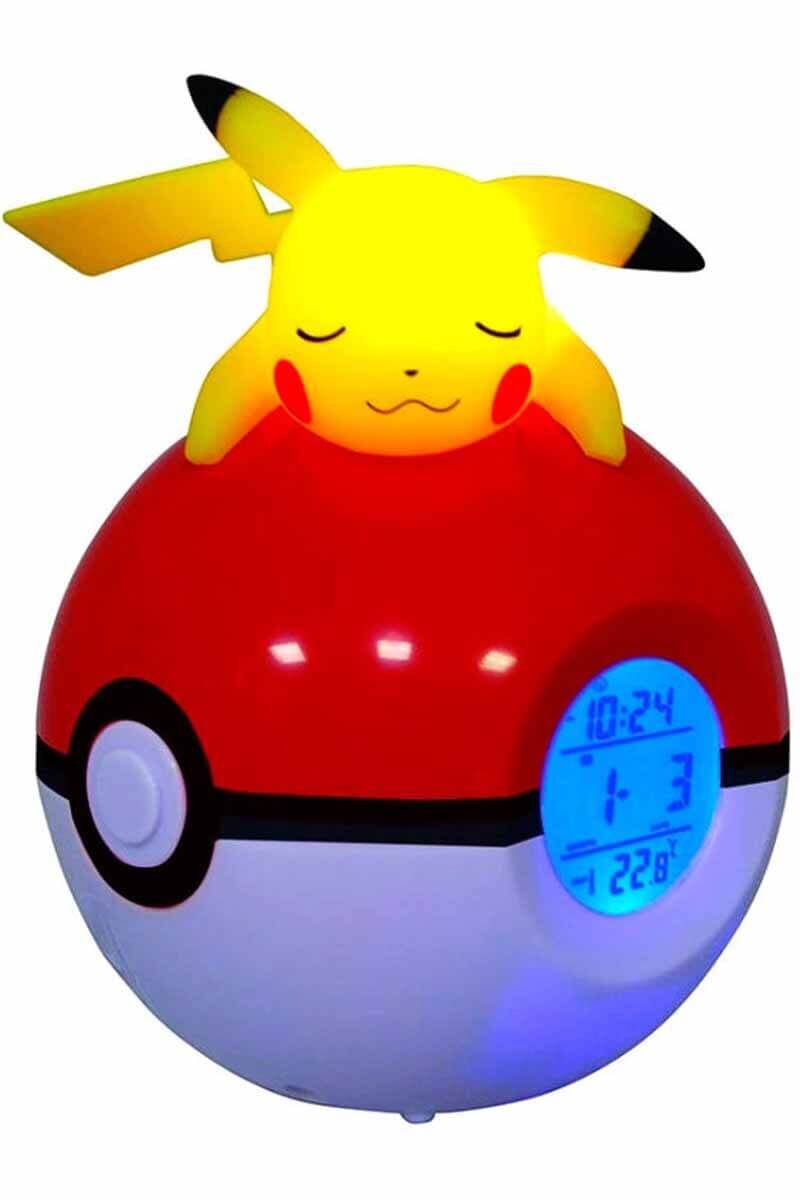 Pikachu väckarklocka och lampa