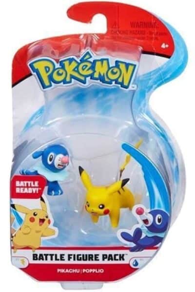 Pikachu og Popplio figurer