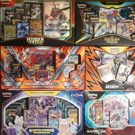Pokemon bokse og boosters