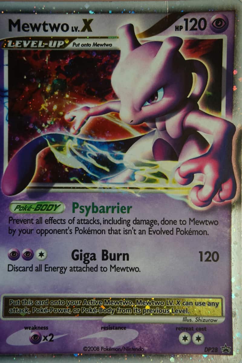 mewtwo level x pokemon card - Diamond & Pearl - Legends Awakened - LV.X 103/108 / Ultra Rare Card Type / HP / Stage Pokemon Mewtwo LV.X Diamond and