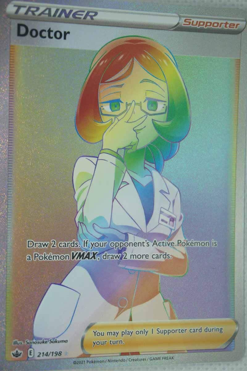 doctor pokemon card Doctor Gardevoir s8b 196/184 CHR