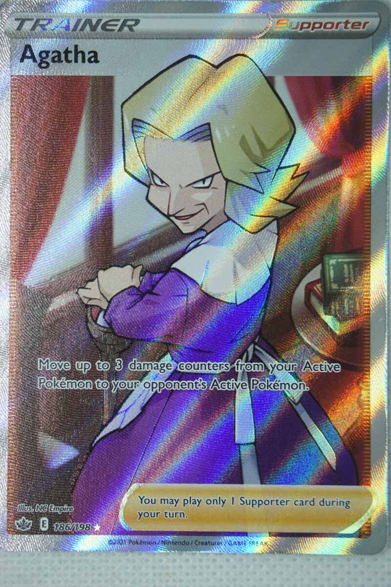Agatha 186/198 Full Art - Pocket Monster