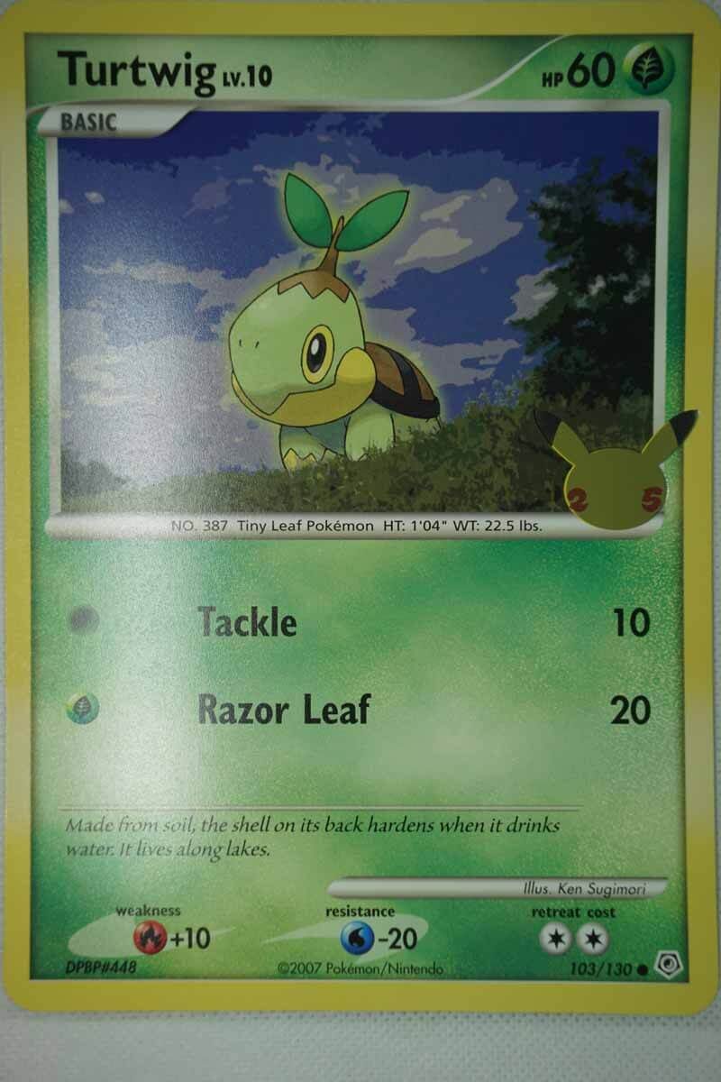 Turtwig 103/130 25 års jubilæum Stor