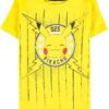 Gul Pikachu T Shirt i Børnestørrelser