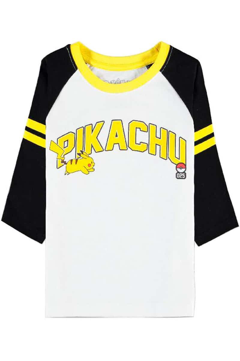 Lang T Shirt med Pikachu i børnestørrelser