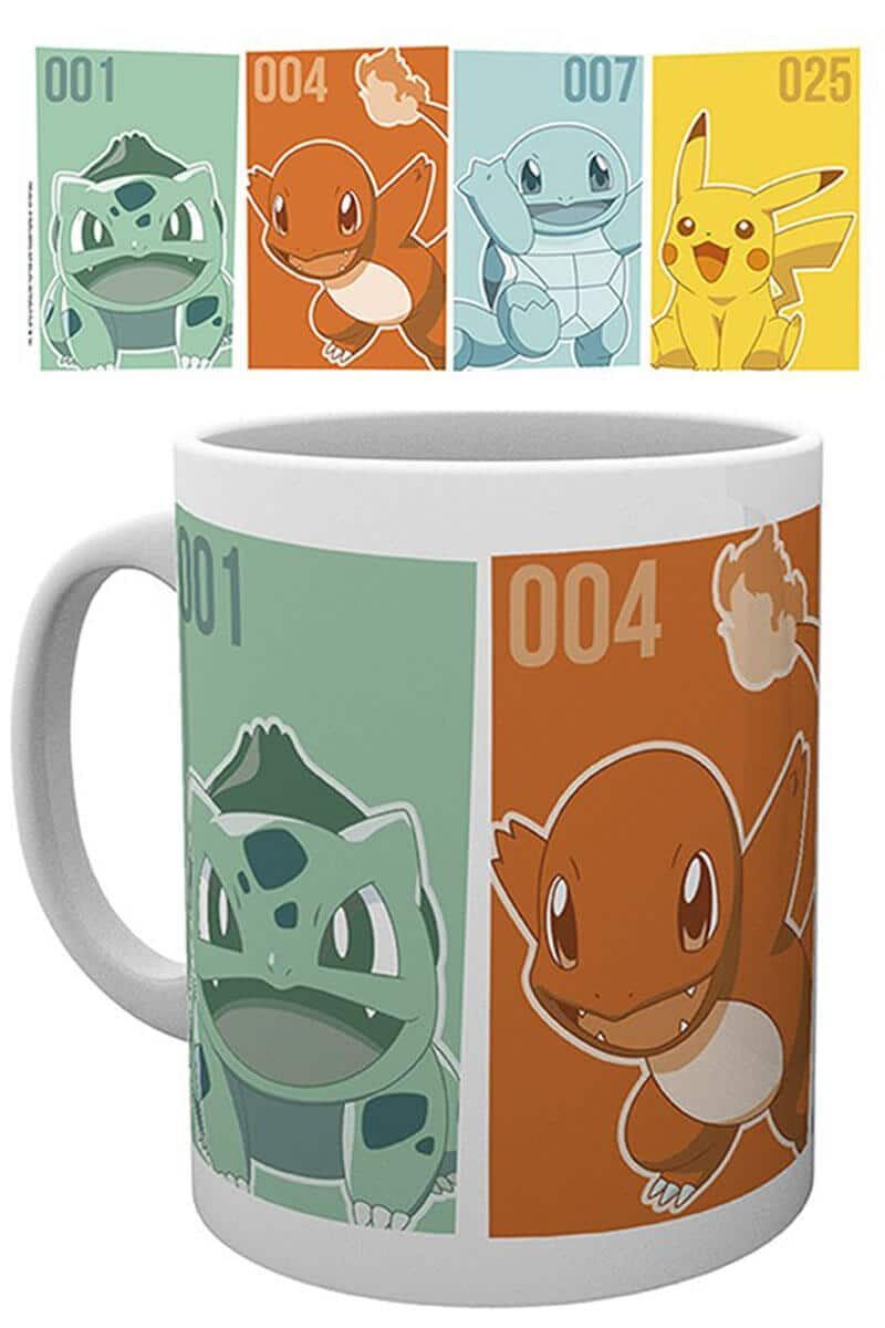 Krus med populære Pokemons