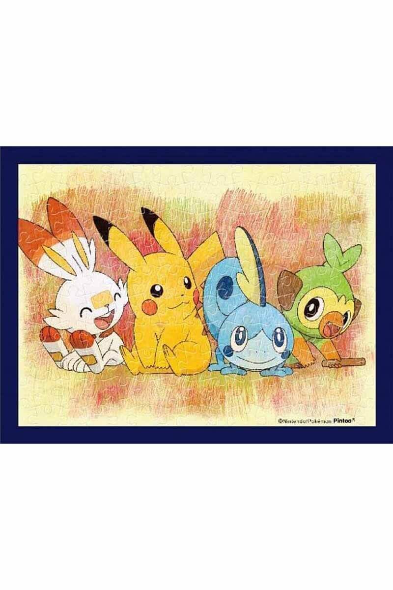 Lille Puslespil med Pikachu Scorbunny Sobble og Grookey
