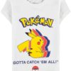 Pikachu Silhuet T Shirt i Børnestørrelser