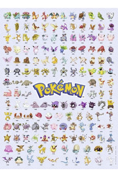 Pokemon Ravensburger Puslespil med 500 Brikker