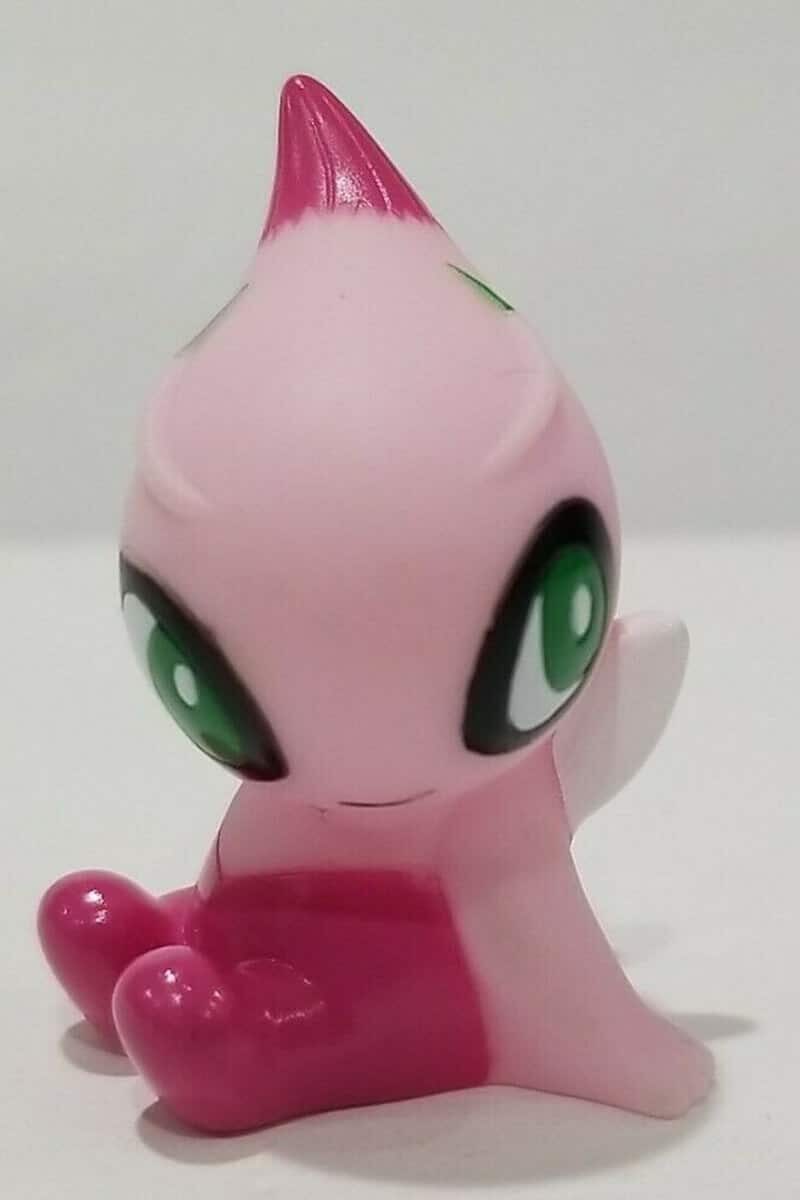 Lille Japansk Shiny Celebi figur fra Bandai
