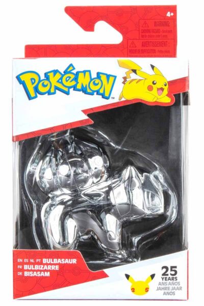 Bulbasaur 25 års jubilæums Sølv figur