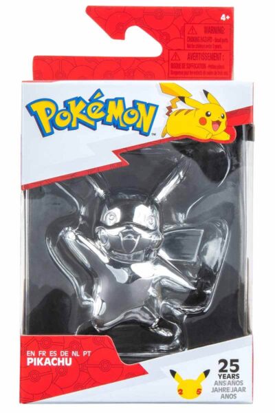Pikachu 25 års jubilæums Sølvfigur