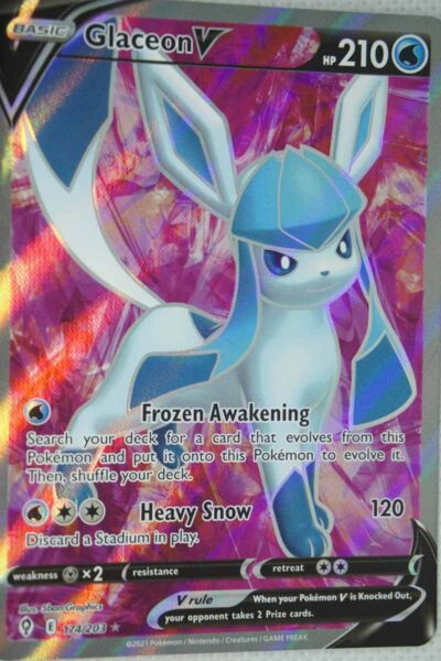 Glaceon V 174/203 Full Art